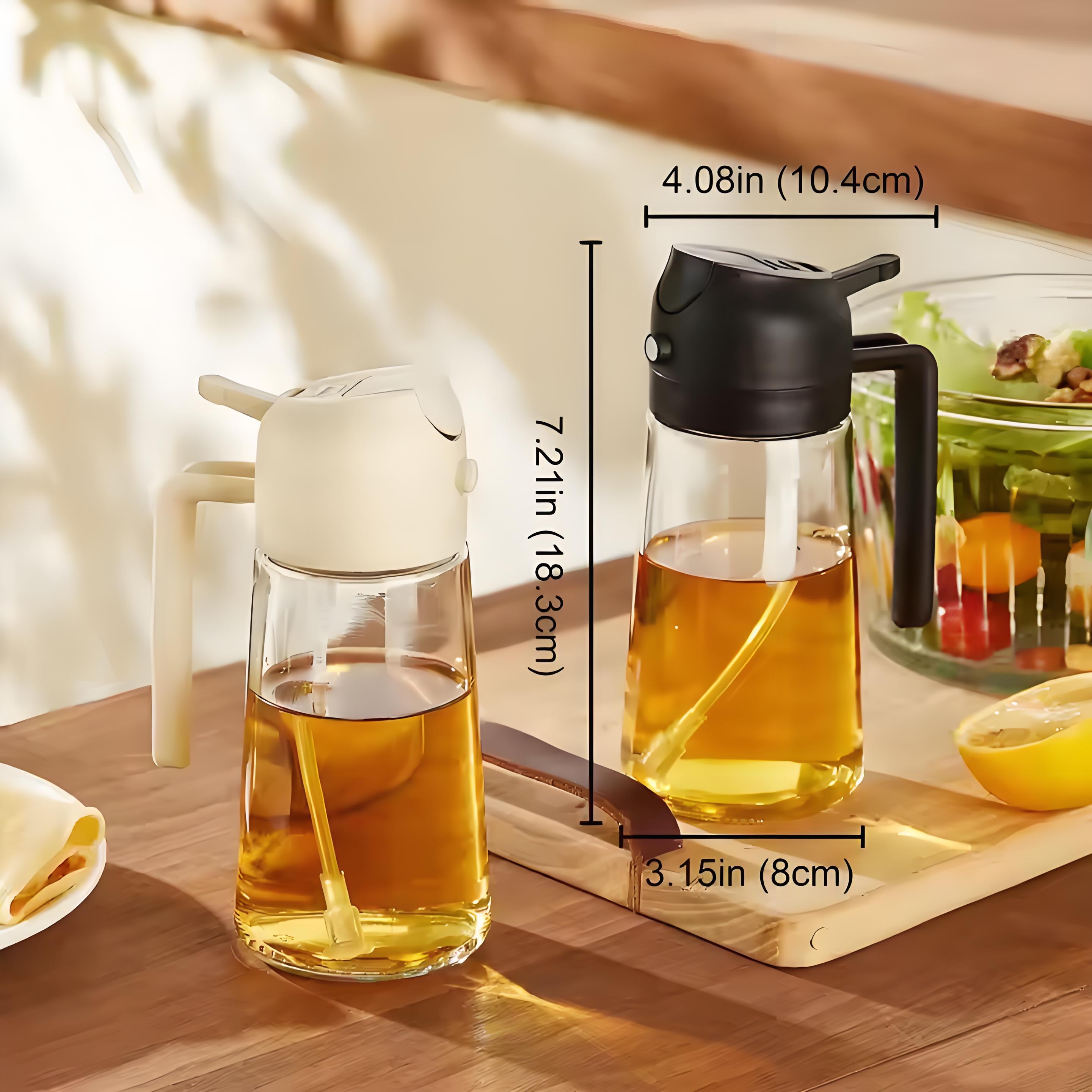 Cooking Oil Dispenser Bottle Olive Oil Glass Sprayer for Kitchen view 4