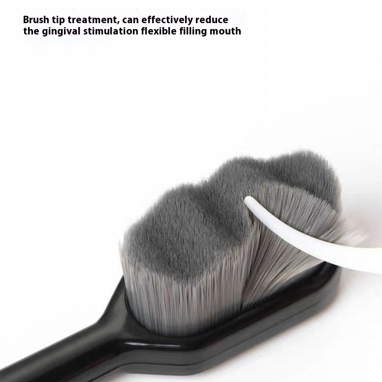 2026 New Design Eco-Friendly Soft Charcoal Nano Toothbrush 10000 Ultra Soft Bristles for Home Use Micro Nano Ultra Manufacturer view 5