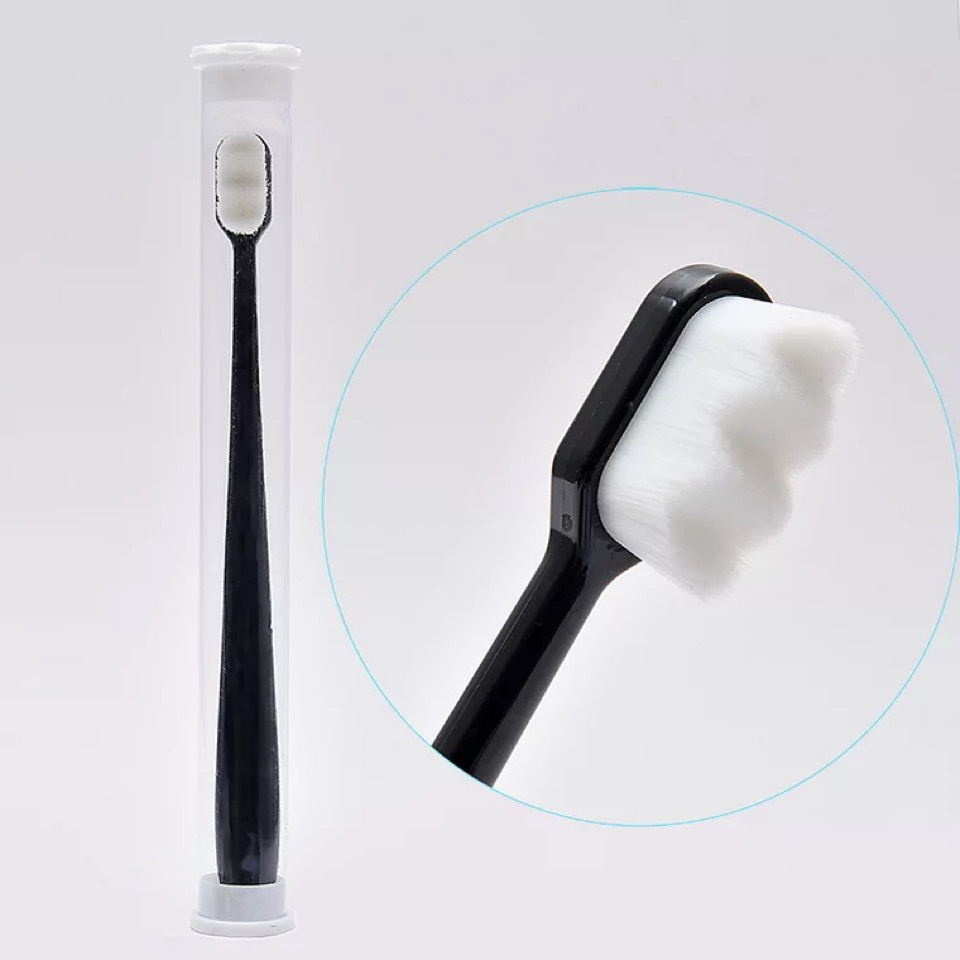 2026 New Design Eco-Friendly Soft Charcoal Nano Toothbrush 10000 Ultra Soft Bristles for Home Use Micro Nano Ultra Manufacturer view 6