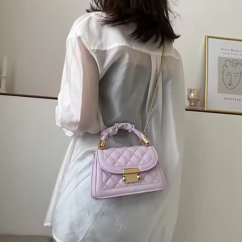 Hot Sale Fashion Women Hand Bags PU Leather Sling Bag Ladies Purses and Shoulder Bag view 4