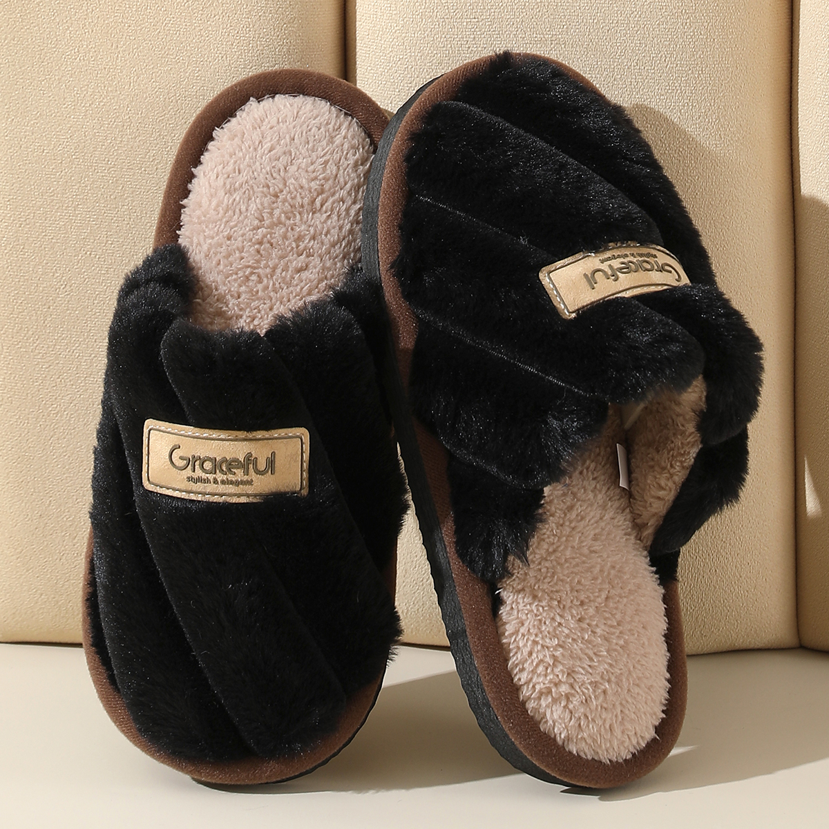 Soft And Cozy Plush Indoor Slippers for Women,